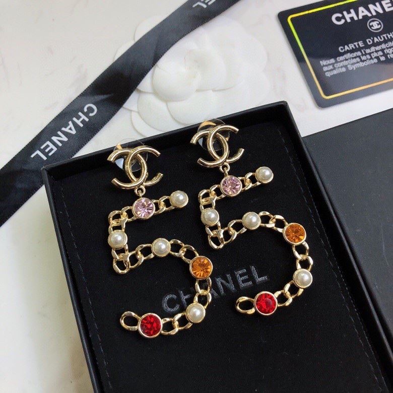 Ch*el earrings